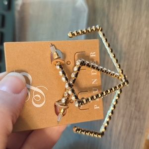 New In Box Plunder Callie earrings.